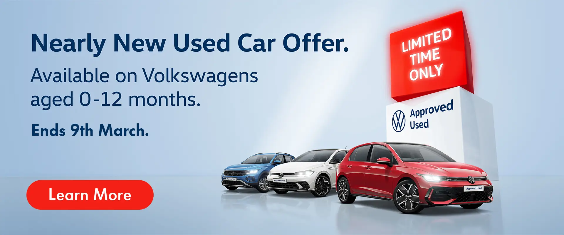 Volkswagen Nearly New Used Car Offer