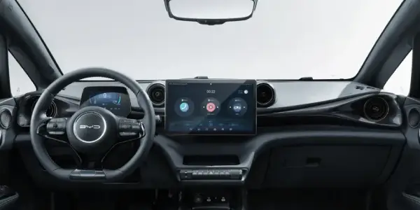 BYD DOLPHIN floating centre console interior